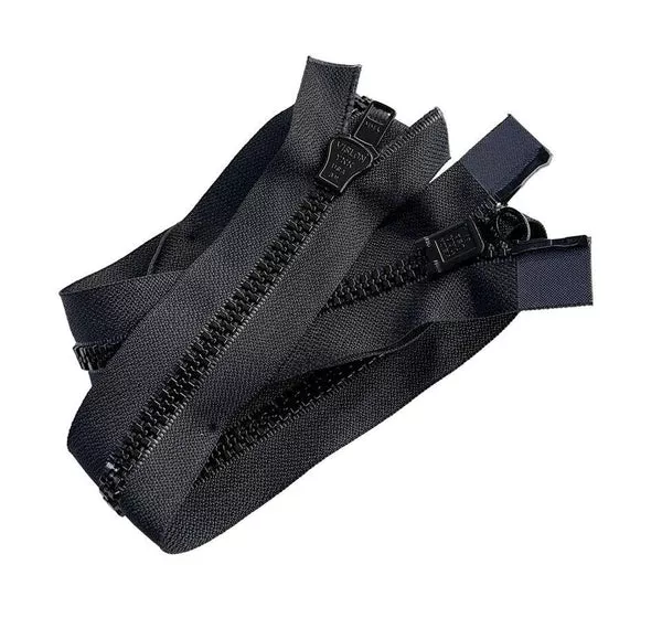 10" Black Separating Zipper #3
