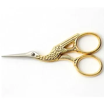 11-4cm-4-5-stork-needlework-scissors-unique 11.4cm (4.5") Stork Needlework Scissors - Unique