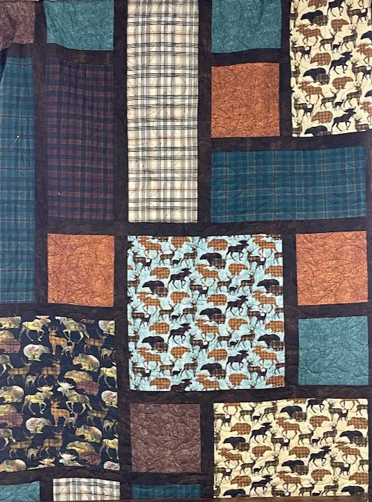 #143 Tossed Tiles Wild Life Quilt