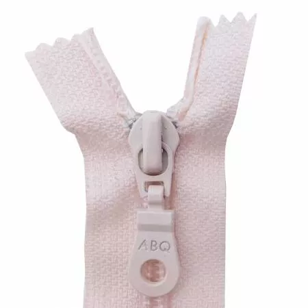 14in Zipper Ecru Closed Bottom