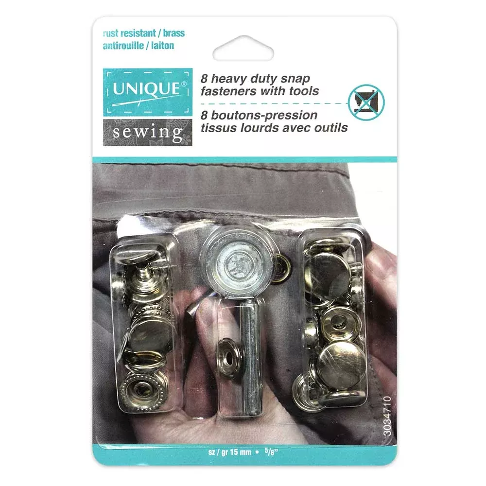 15mm-heavy-duty-snap-kit-with-tool-8ct-unique-brand 15mm Heavy Duty Snap Kit with Tool (8ct) - Unique Brand