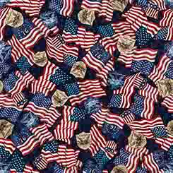 1776 - AMERICAN FLAGS & 250 CREST 31662-N