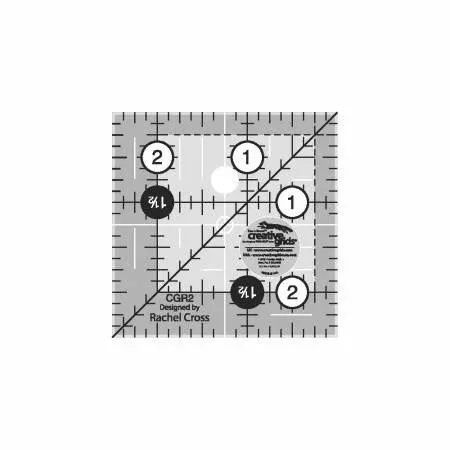 2-1-2-square-creative-grids-ruler 2 1/2" Square Creative Grids ruler