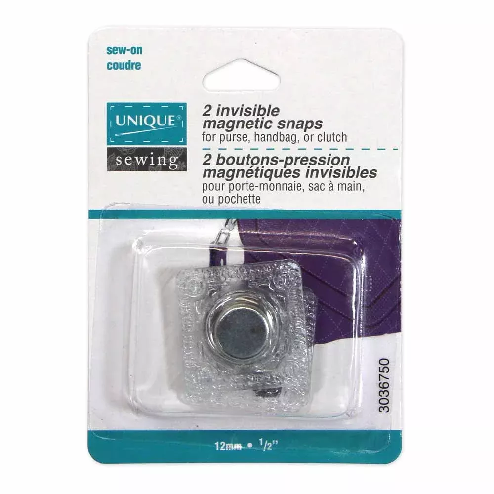 2-invisible-magnetic-snaps-sew-on-12mm-unique 2 Invisible Magnetic Snaps - Sew-On - 12mm - UNIQUE