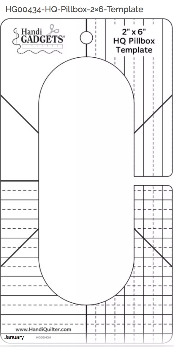 2 x 6 Pillbox Template