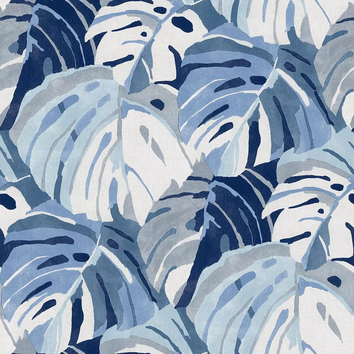 2969-26007-samara-blue-monstera-leaf-wallpaper 2969-26007 Samara Blue Monstera Leaf Wallpaper