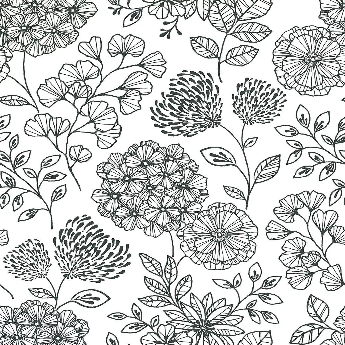 2975-26203-ada-black-floral-wallpaper 2975-26203 Ada Black Floral Wallpaper