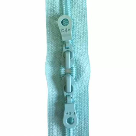 30in Zipper Blue Light Double Pull