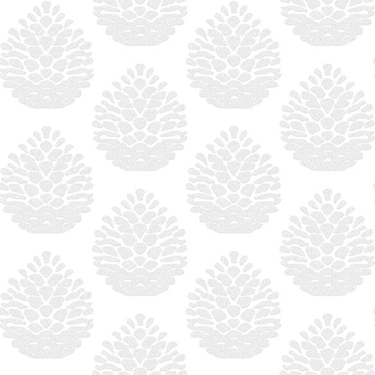3118-25091 Totem Light Grey Pinecone Wallpaper