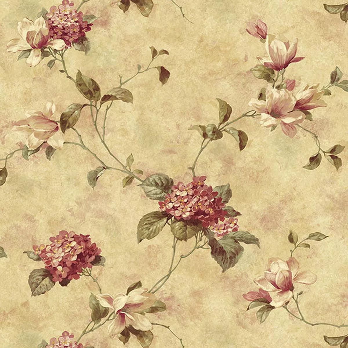 3123-76304-magnolia-yellow-hydrangea-trail-wallpaper 3123-76304 Magnolia Yellow Hydrangea Trail Wallpaper