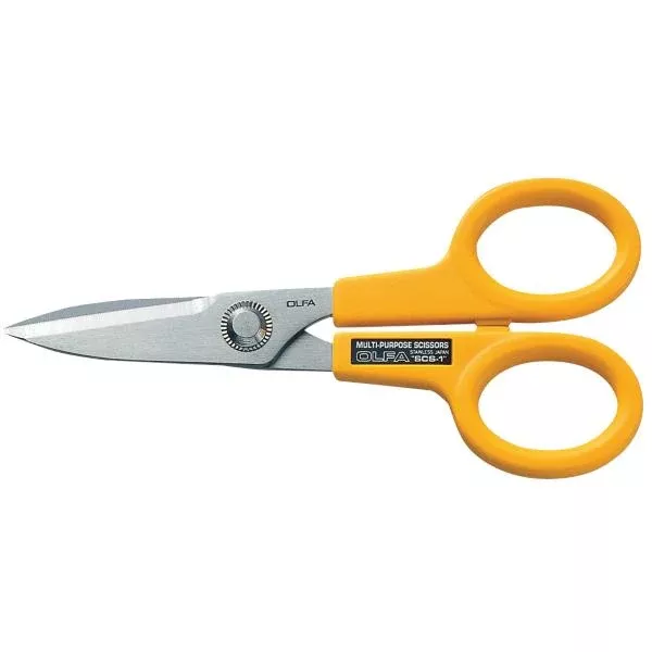 5-serrated-edge-stainless-steel-scissors-olfa 5" Serrated-Edge Stainless Steel Scissors - OLFA