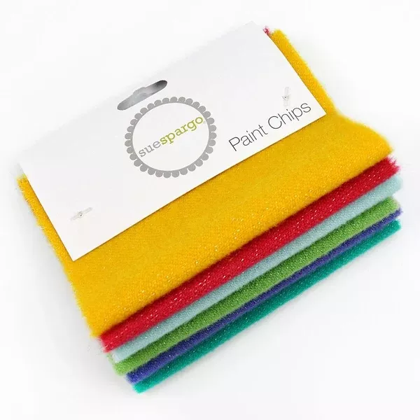 5 X 5 Sparkle Paint Chips May Flowers