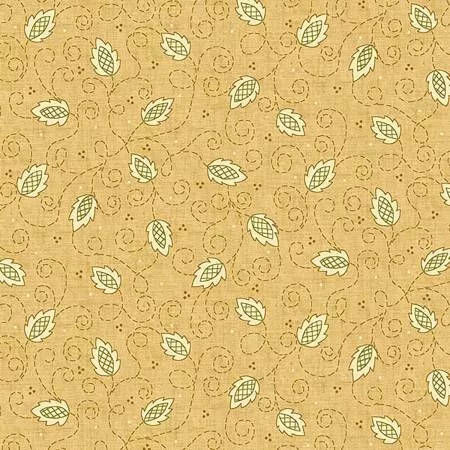 6559-33 Tan Leaf/Vine