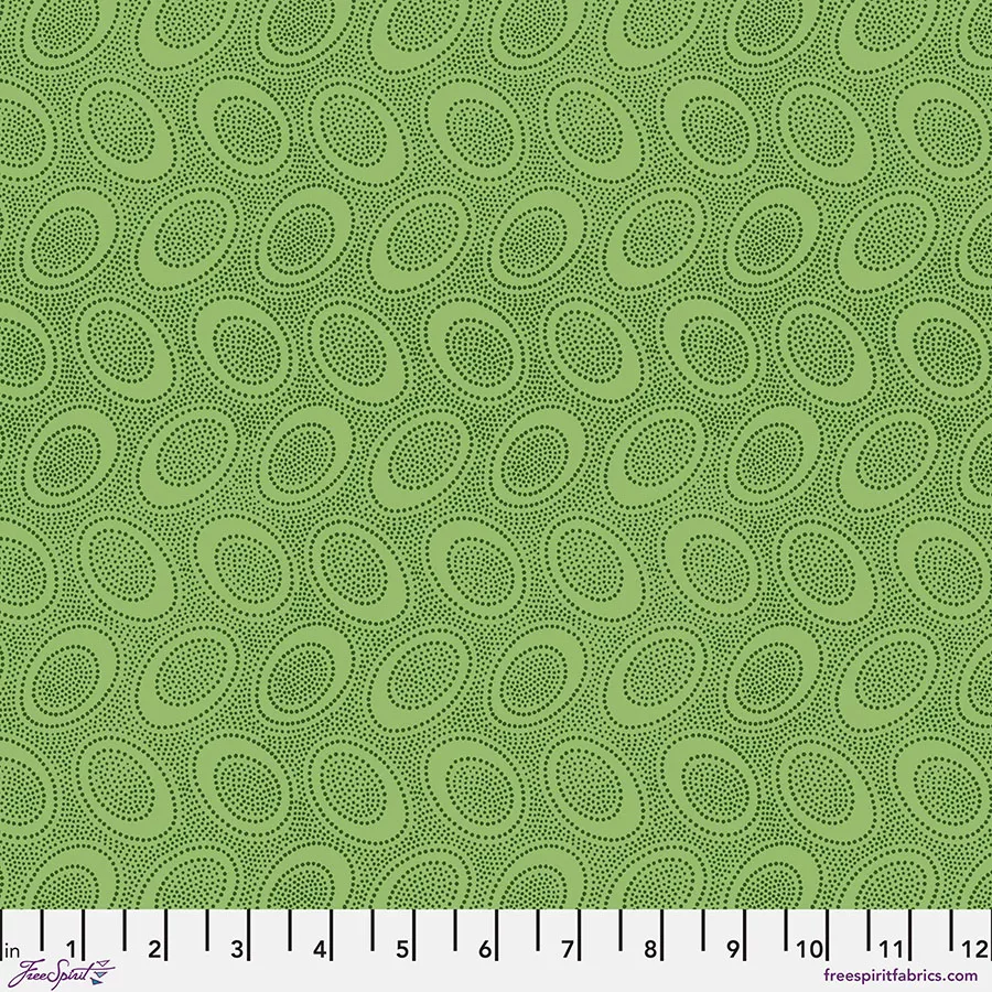 aboriginal-dot-kaffe-fassett-leaf Aboriginal Dot - Kaffe Fassett - Leaf