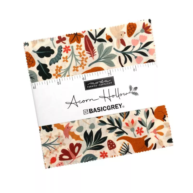 Acorn Hollow Charm Pack 30760PP Moda Precuts#1