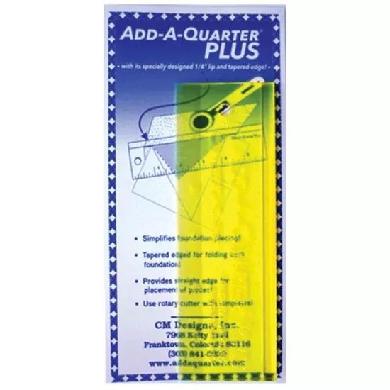 add-quarter-6-plus-ruler Add a Quarter 6" Plus Ruler