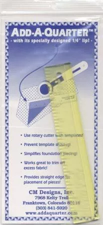 Add-A-Quarter Ruler 6"