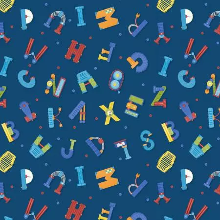 Alpha Bots Alphabet Navy