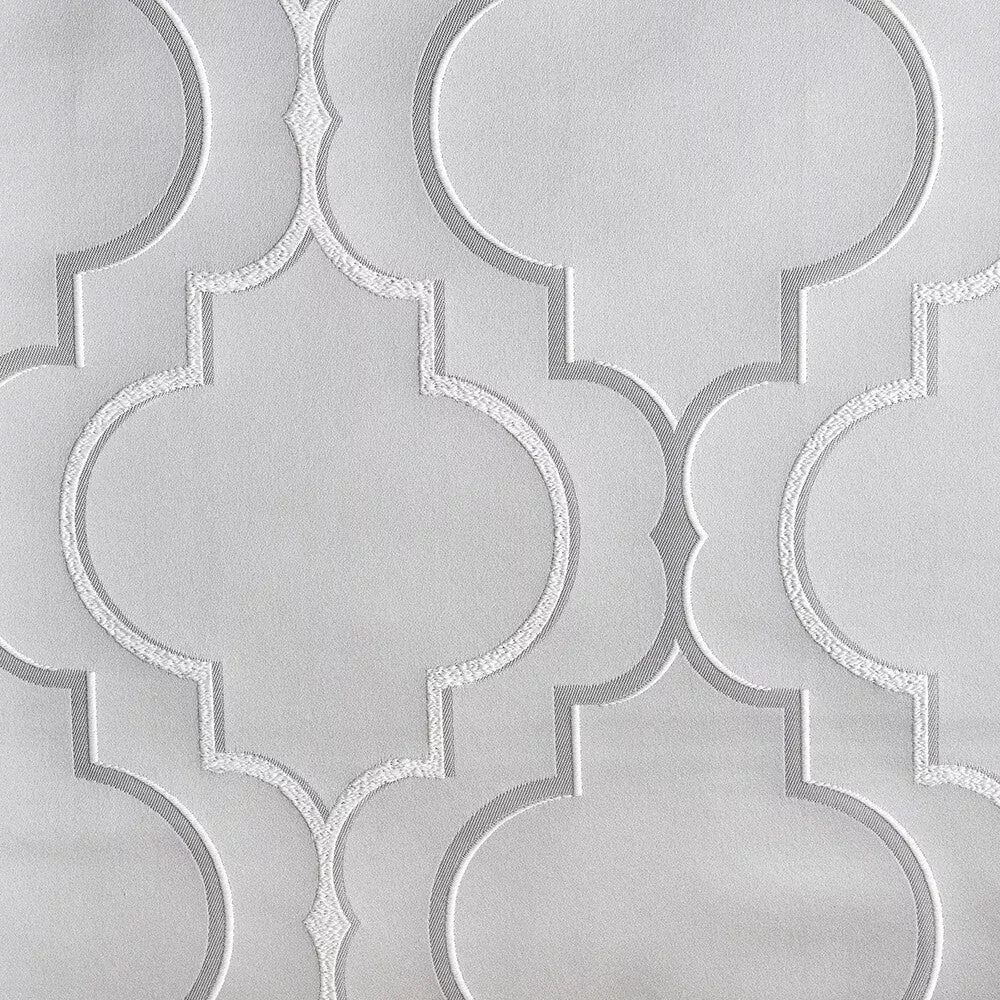 Alyssa Sterling Grey Bedding Fabric by Yard| 100% Polyester