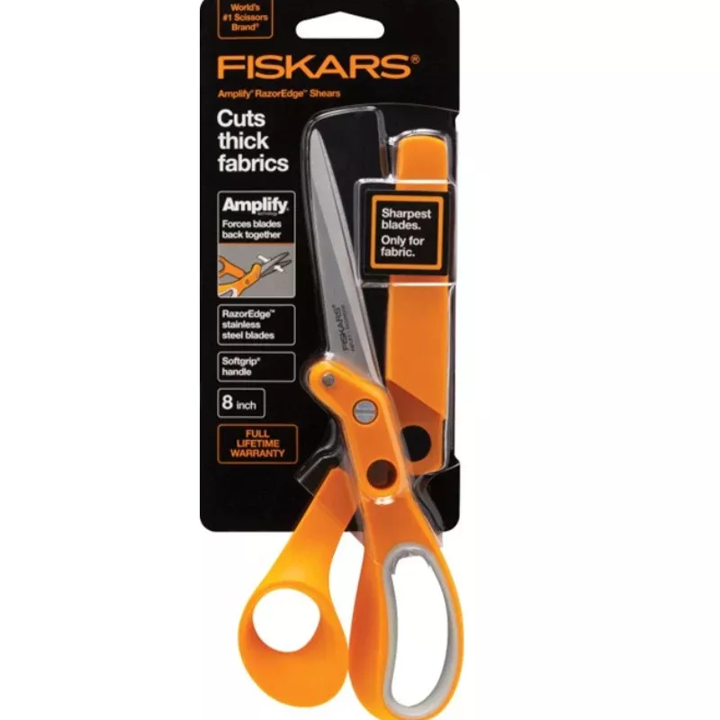 amplify-razor-edge-fabric-shears-8-fiskars Amplify Razor Edge Fabric Shears 8" - Fiskars