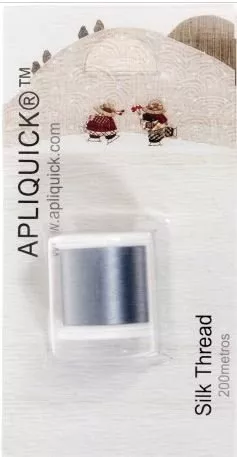 Apliquick Silk Thread - Grey