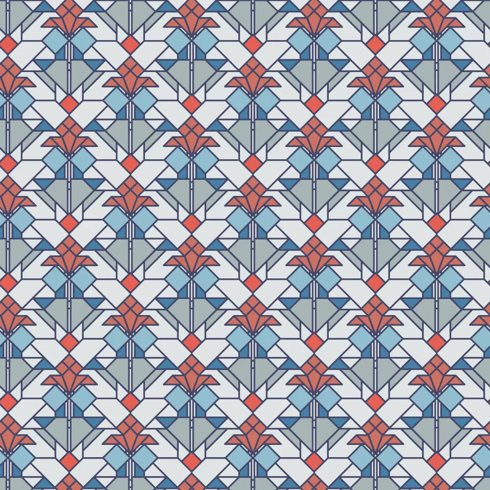 april-showers-coonley-tulip-in-bright-fabric-half-yards April Showers, Coonley Tulip in Bright, Fabric Half-Yards
