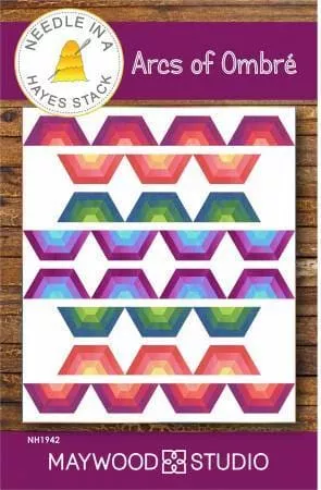arcs-ombre-quilt-pattern-by-needle-in-haystack Arcs of Ombre Quilt Pattern - by Needle in a Haystack