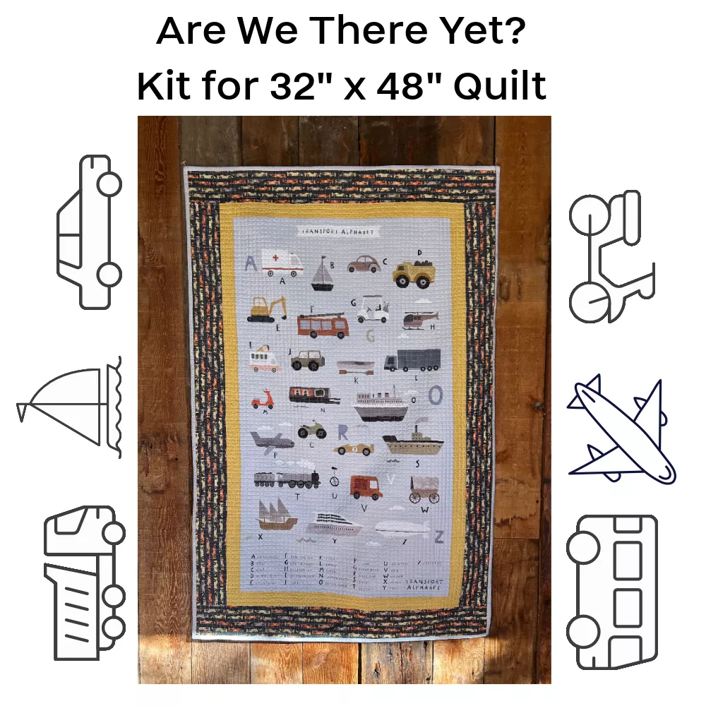 are-we-there-yet-quilt-kit-32-x-48 Are We There Yet?, Quilt Kit, 32" x 48"