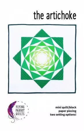 artichoke-quilt-pattern-flying-parrot-quilts The Artichoke Quilt Pattern - Flying Parrot Quilts