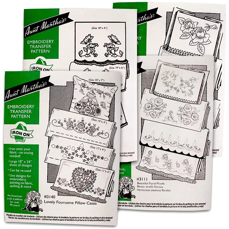 aunt-martha-s-hot-iron-transfers-pillowcases-monograms Aunt Martha's Hot Iron Transfers - Pillowcases & Monograms