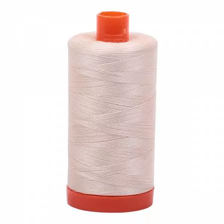 Aurifil Mako Cotton Thread 50wt Light Sand 2000