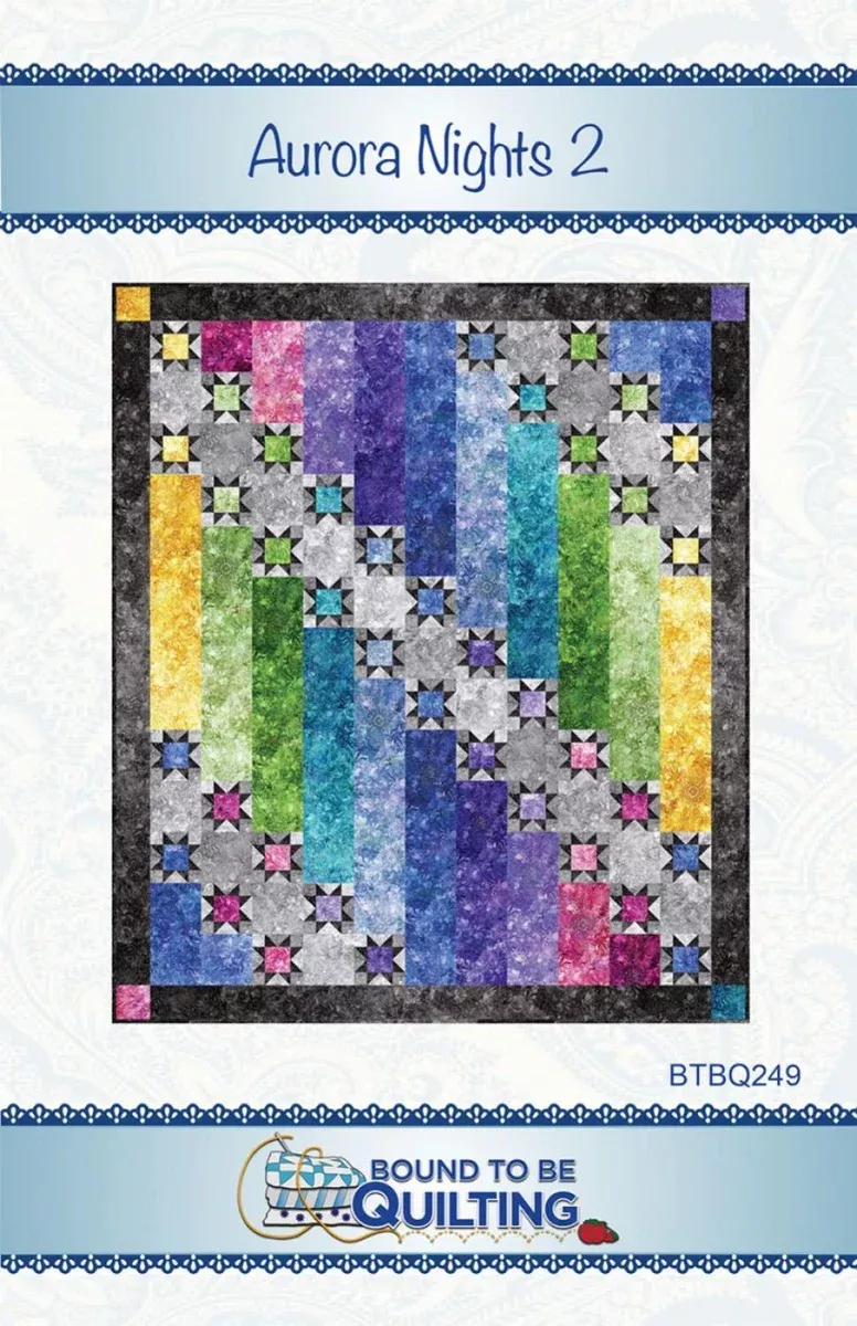 Aurora Nights 2 Quilt Pattern by Mimi Hollenbaugh and Pat Syta