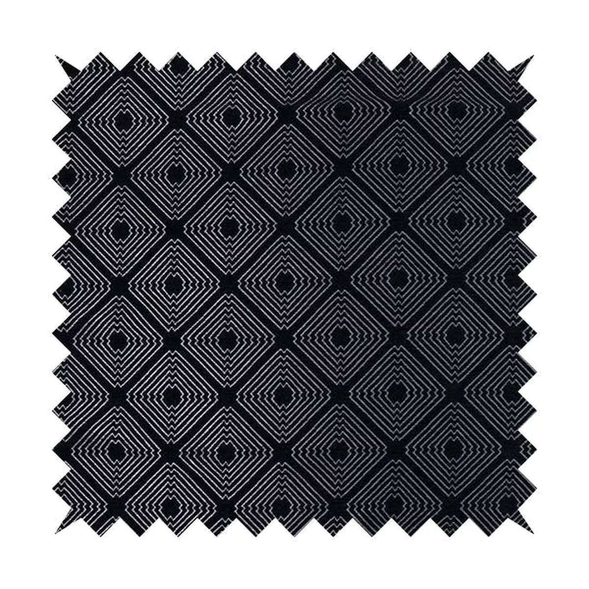 azima-modern-sharp-geometric-pattern-black-silver-shine-upholstery-fabric-jo-321 Azima Modern Sharp Geometric Pattern Black Silver Shine Upholstery Fabric JO-321