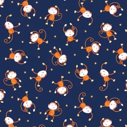 Baby Love Monkeys Navy