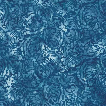 Bali Batik Feathers Bluejay
