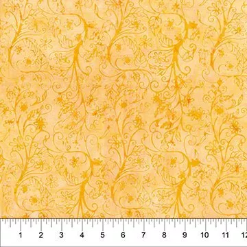 Banyan Batiks Flutter 80725-54 Sunshine Yellow
