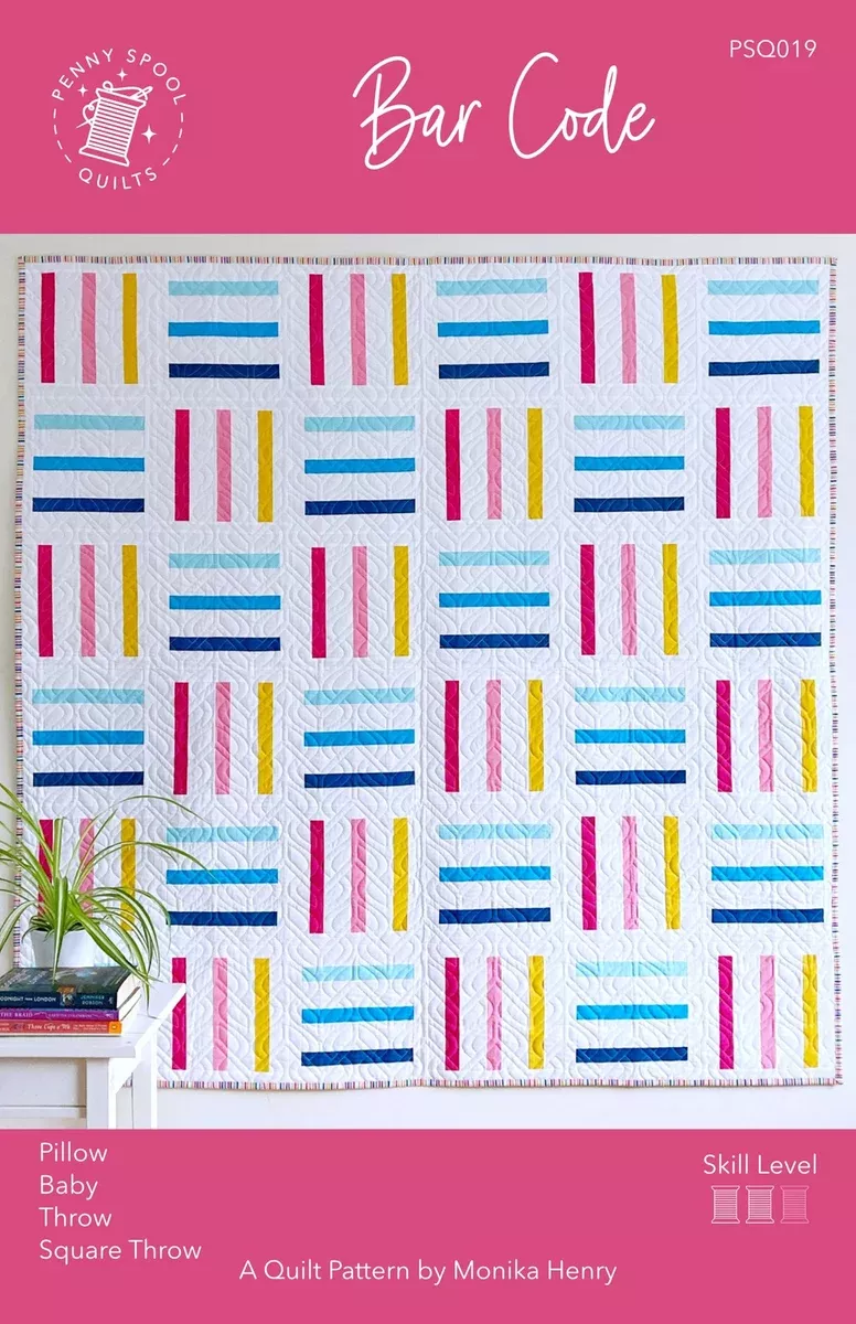 bar-code-quilting-pattern-penny-spool-quilts Bar Code - Quilting Pattern - Penny Spool Quilts