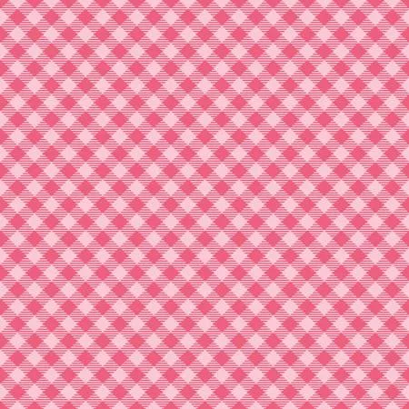 Basics Gingham Raspberry