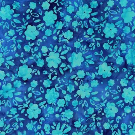 Batiks Geometric Splash Denim Bijou