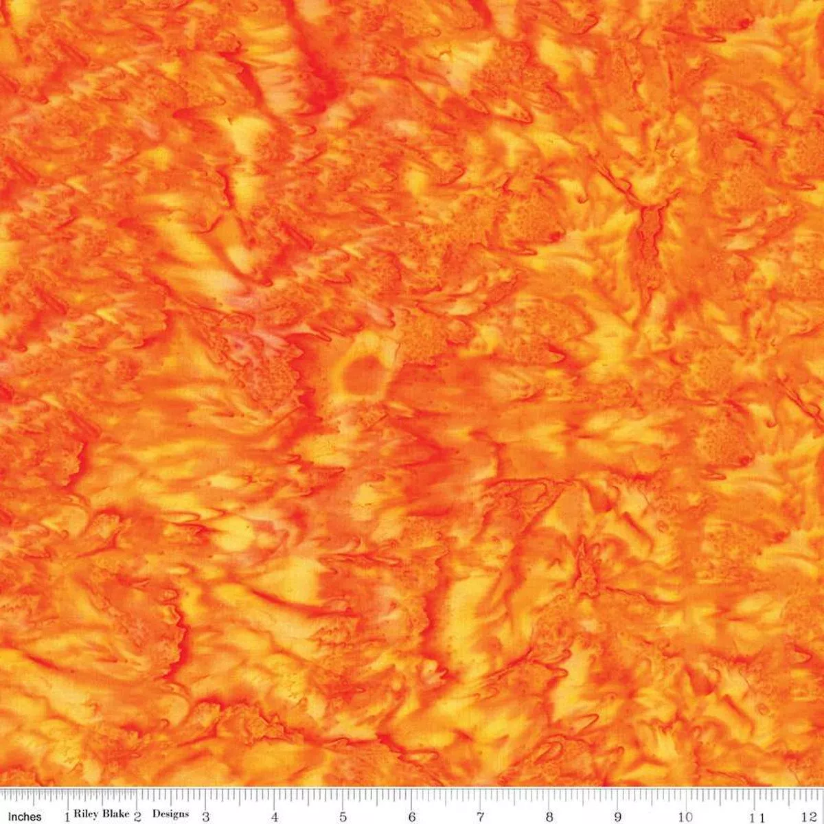 Batiks Hand Dyes Tangerine