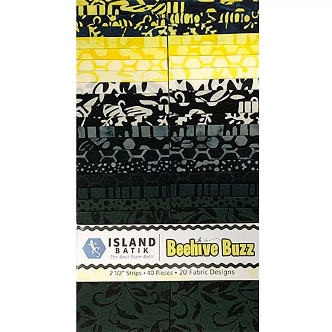 beehive-buzz-strip-pack-40-2-5-by-island-batik-studio Beehive Buzz Strip Pack (40) 2.5" by Island Batik Studio