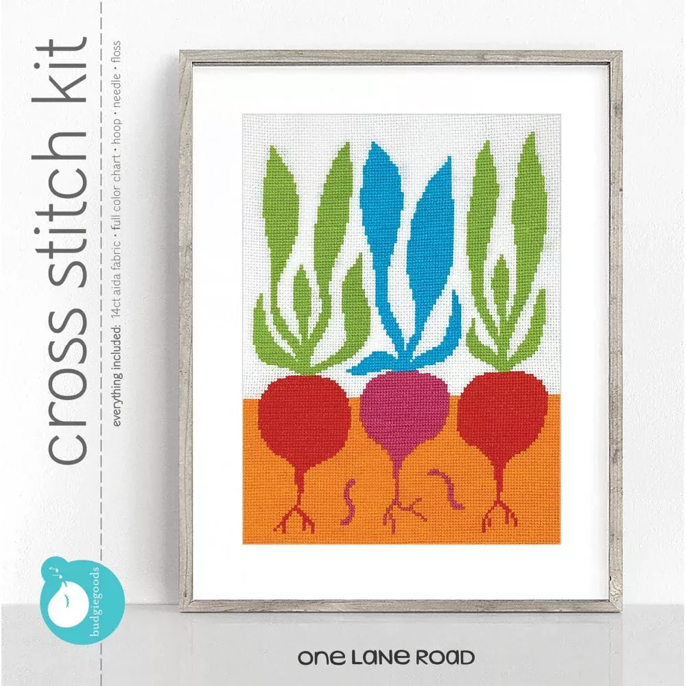 beets-cross-stitch-kit-by-budgiegoods Beets Cross Stitch Kit by budgiegoods