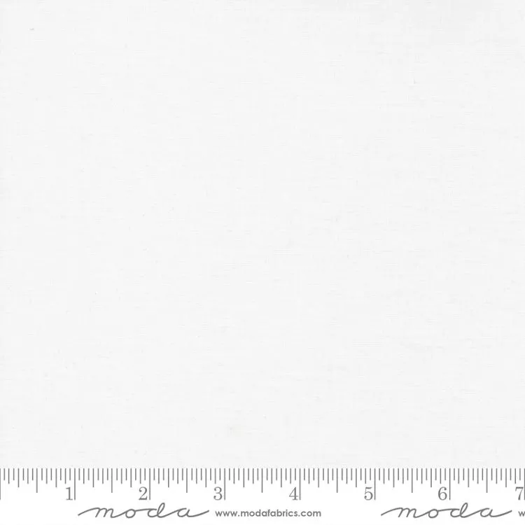 Bella Solids White Bleached 9900 98 Moda #1