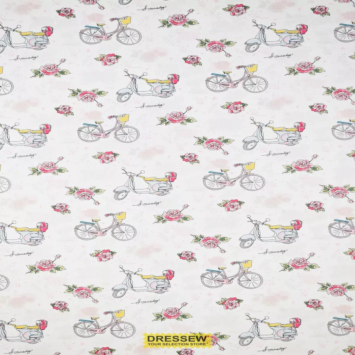 Bikes & Scooters Ivory / Rose