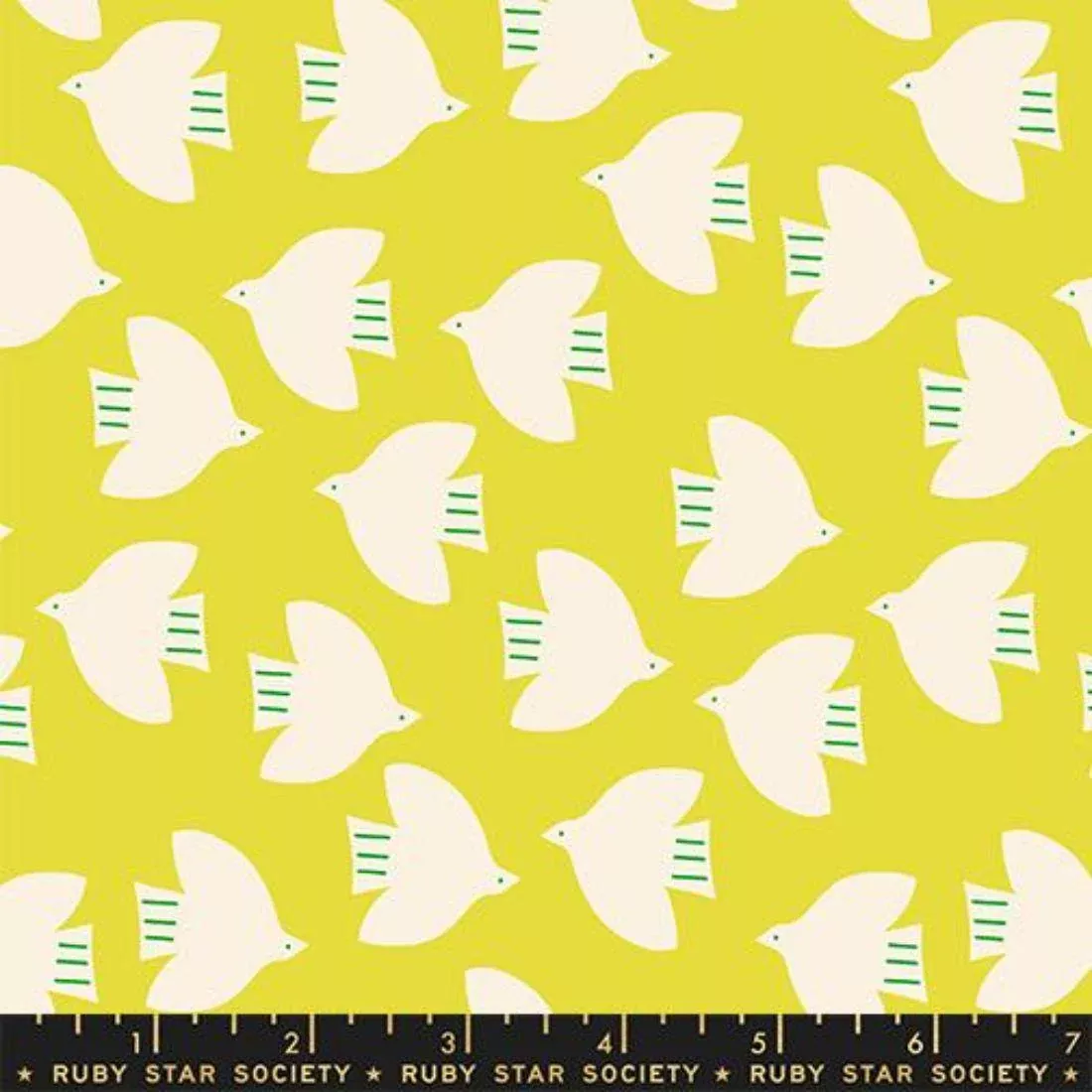 Birds Citron by Ruby Star Society