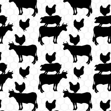 Black Farm Animals