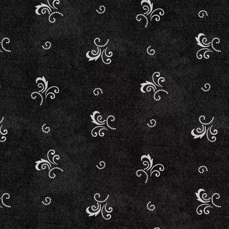 Black Little Fancy Flannel