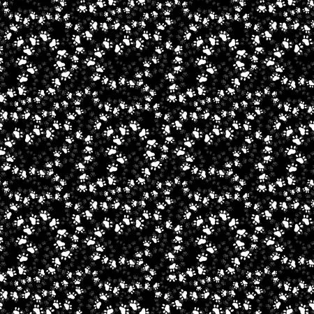 Black Paw Prints