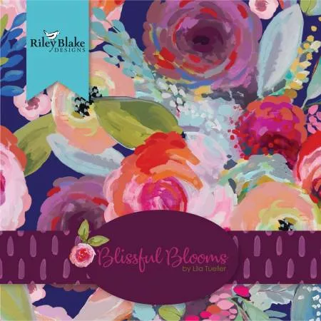 Blissful Blooms 10in Squares, 42pcs/bundle