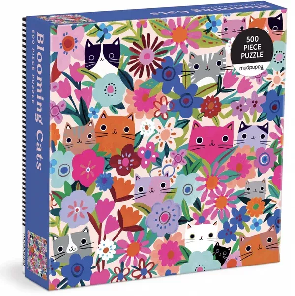 Blooming Cats 500 Piece Puzzle